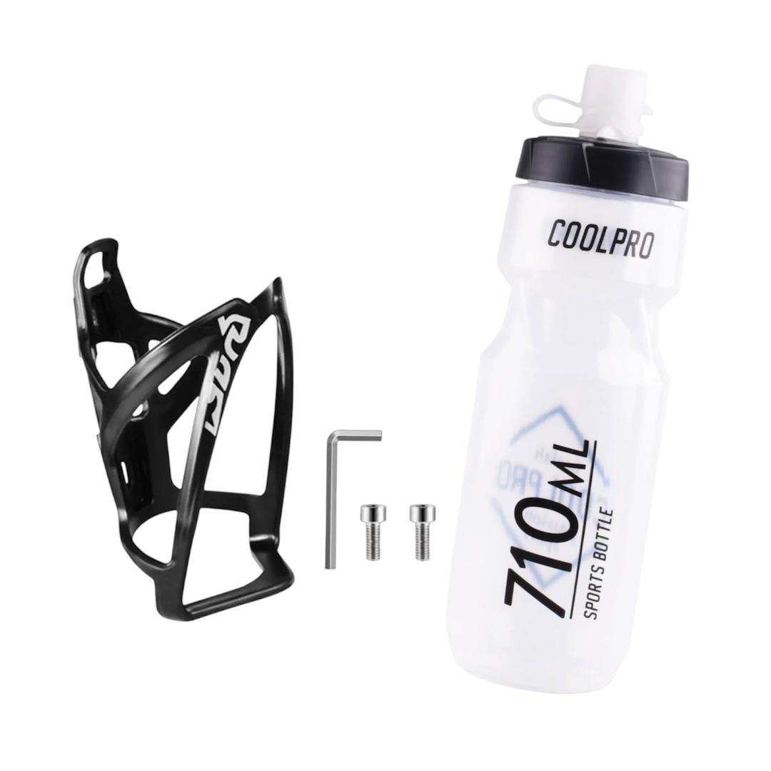 JEELAD Water Bottle And Bottle Cage - Set