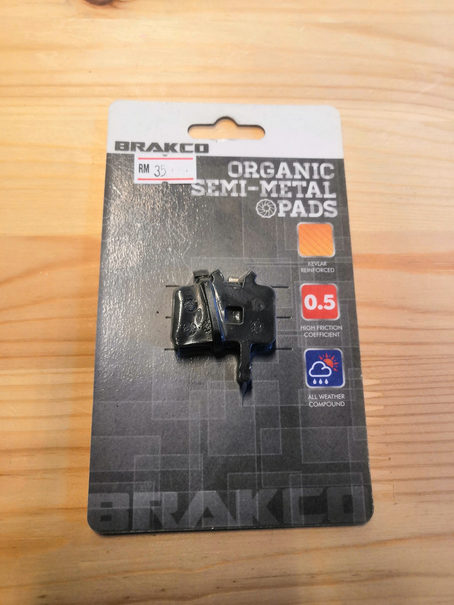 Bracko Organic Semi-Metal Pads