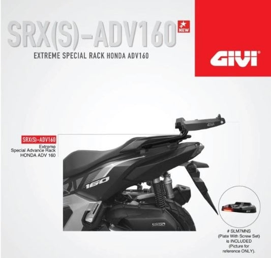 GIVI RACK HONDA ADV 160 ( WITH STOPLIGHT ) -  SRX(S) ADV160