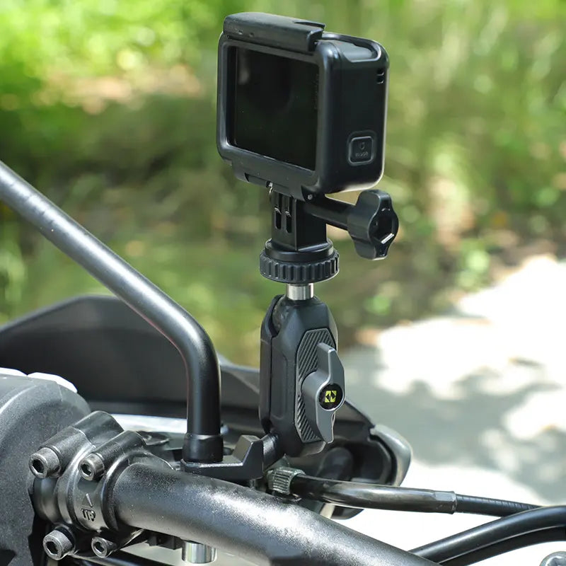 SMNU Action Camera Holder 360 Degree Black Mirror/ Handlebar
