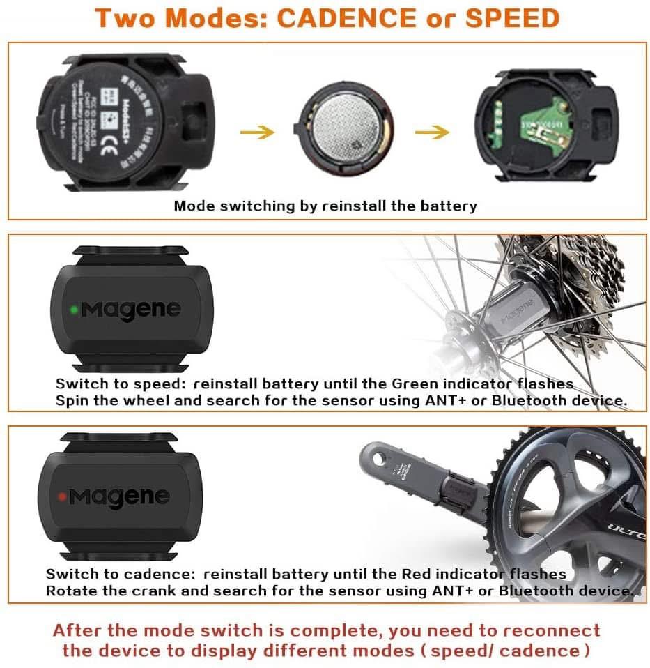 Magene S3+ Bike Speed And Cadence Sensor