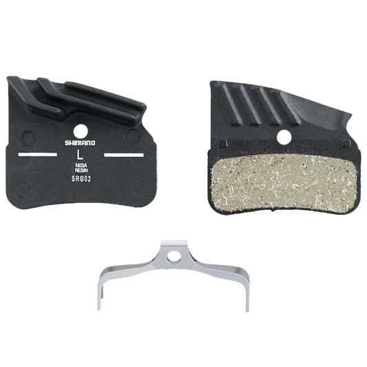 Shimano N03A Finned Resin Disc Brake Pad with Spring