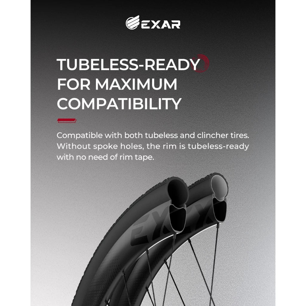 MAGENE EXAR CARBON GRAVEL WHEELSET -GR45 PRO