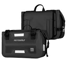 MOTOWOLF SIDE BAG MDL0720 UNIVERSAL 30L + 30L - BLACK