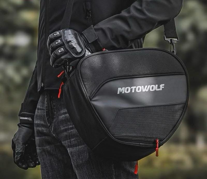 MOTOWOLF SCOOTER TUNNEL BAG MB5 UNIVERSAL - BLACK