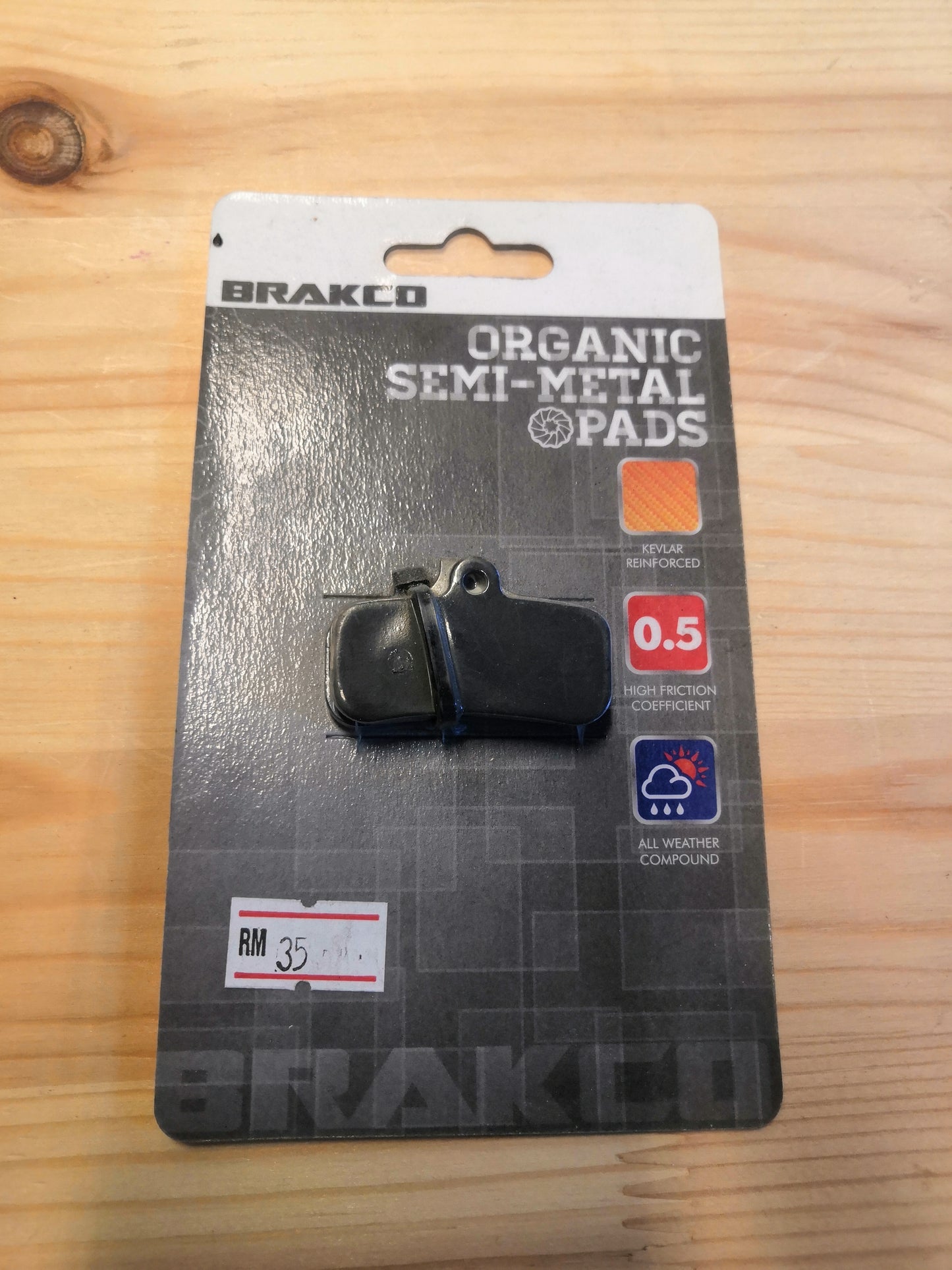Bracko Organic Semi-Metal Pads