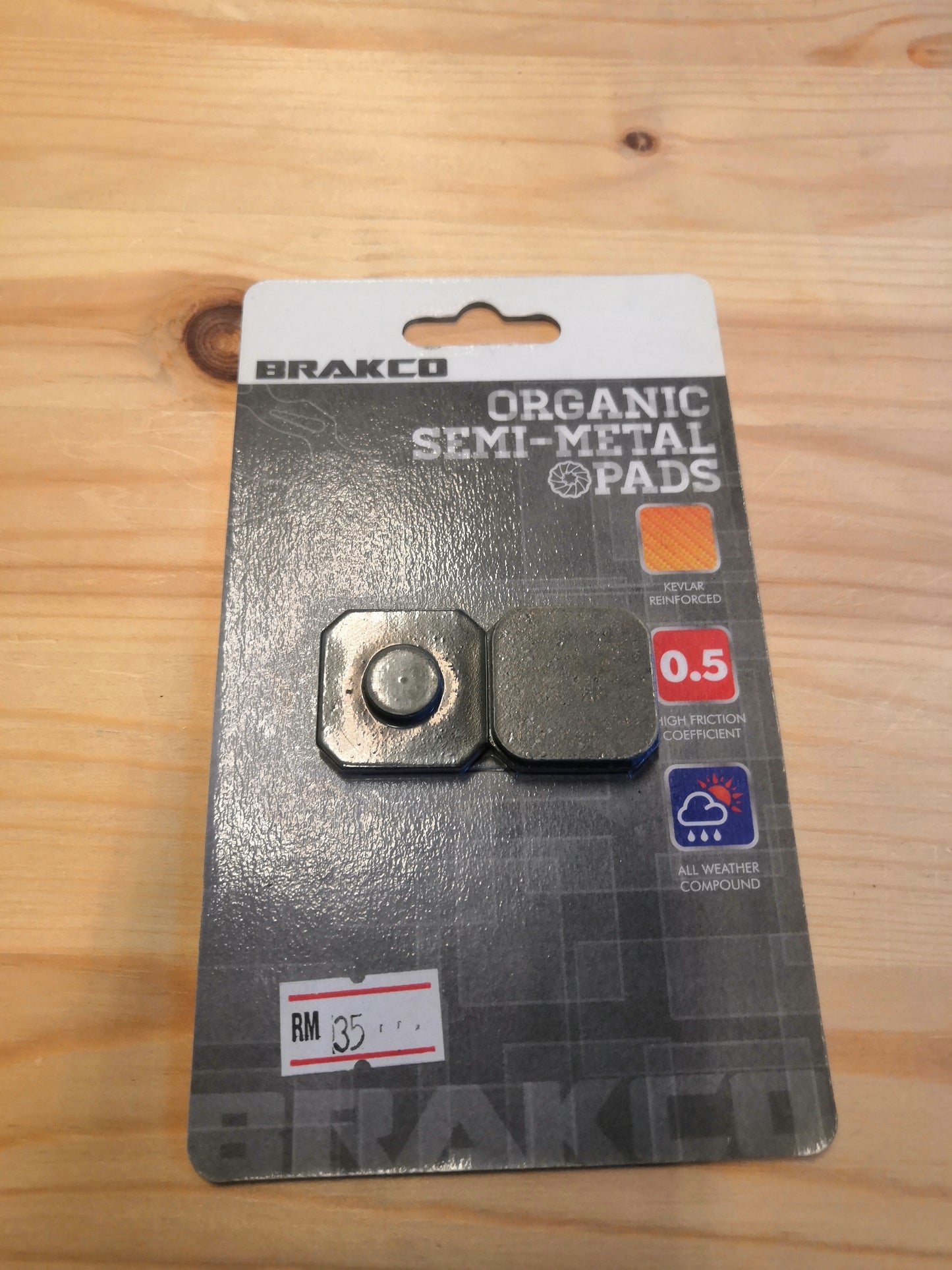 Bracko Organic Semi-Metal Pads